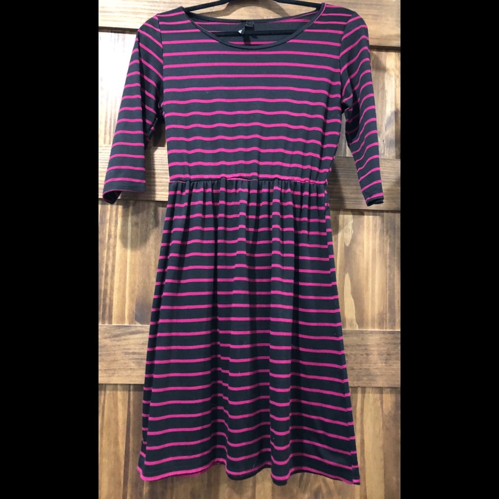 Dollhouse style striped dress